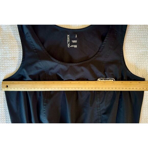 Arc'teryx Black Sleeveless Contenta Athletic Mini Dress Women's Small - Picture 11 of 12